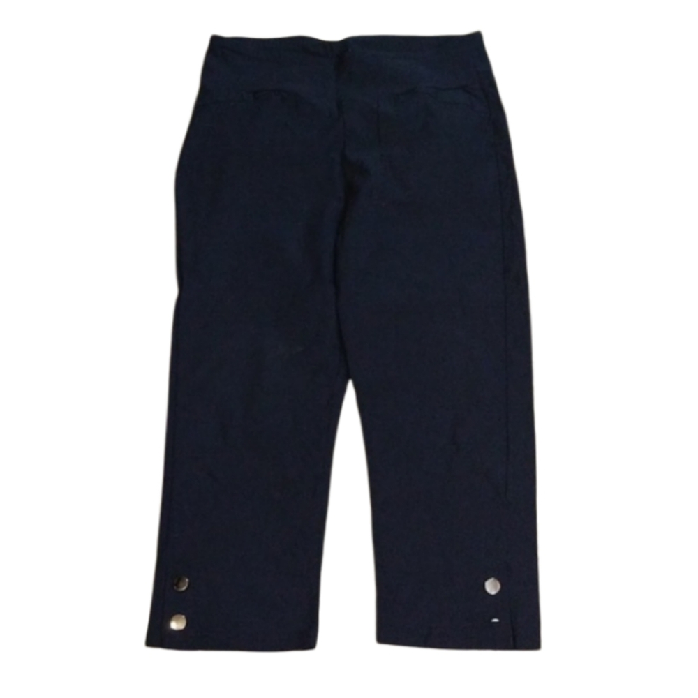 Size M Lily Morgan navy blue clam diggers